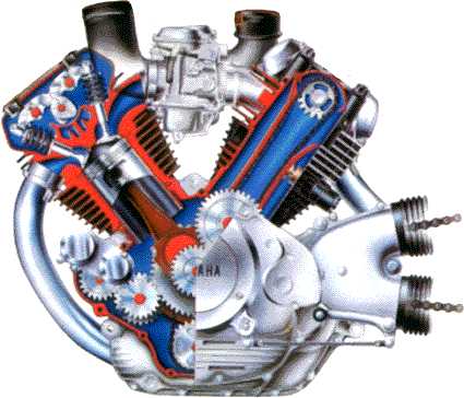 Двигатель Yamaha Virago 1100